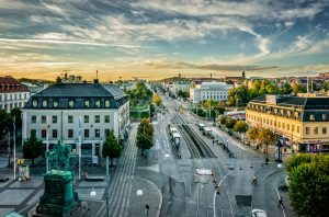 View over avenyn, Gothenburg