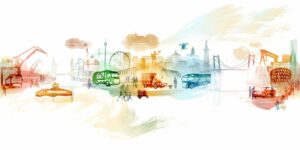 Visualisation over famous landmarks in Gothenburg