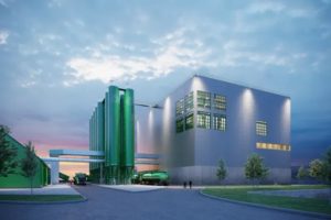 Illustration of fly ash plant