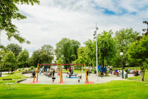 Playground in a park