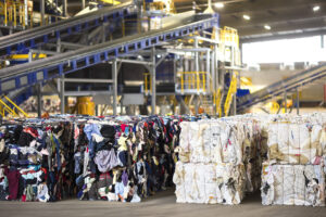 Recycled clothes at Siptex
