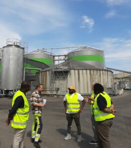 Delegation at biogas plant
