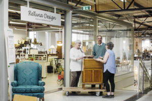 A furniture shop in the ReTuna mall